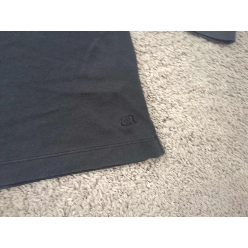 Banana Republic Polo Shirt Mens XL Black Long Sleeve Golf Preppy Casual‎